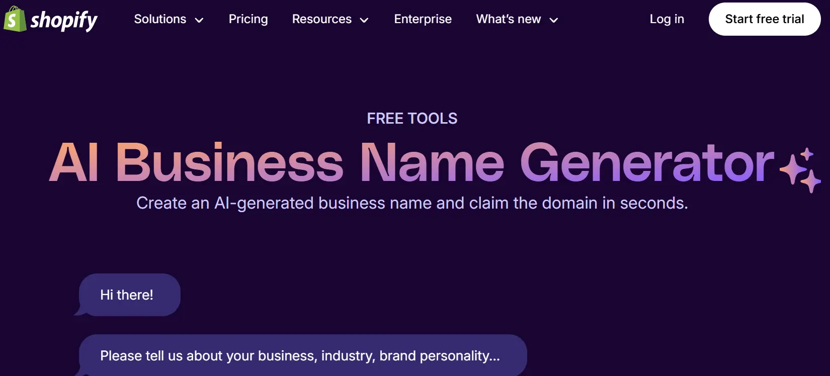 Shopify Business Name Generator
